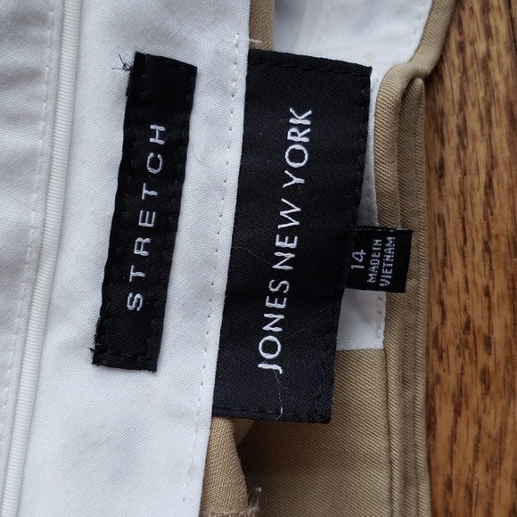 (14) Jones New York Slim Fit Trousers Business Office Workwear Formal Dressy - Picture 2 of 8